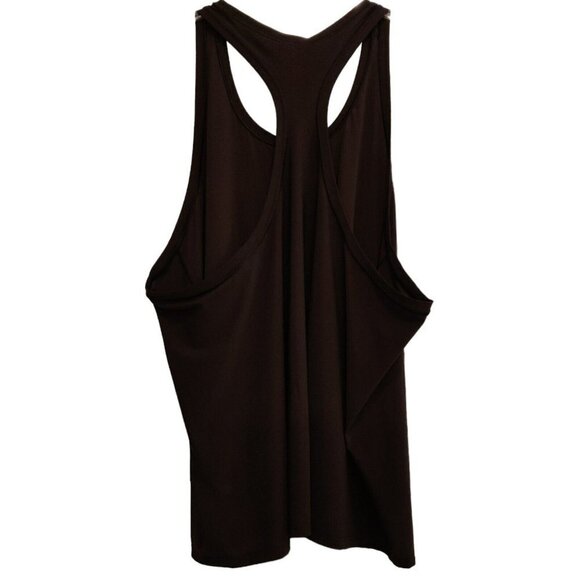 Athleta Ultimate Train Tank Top Size 2X Black Racerback High Neck Lightweight - Picture 4 of 7